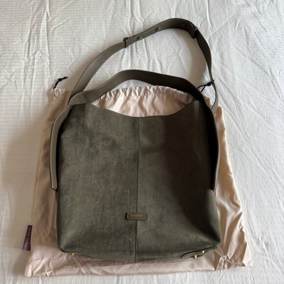 Songmont Large Drippy Tote Bag - Olive - Picture 1 of 5